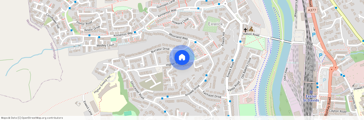 Higher Exwick Hill, Exeter, EX4