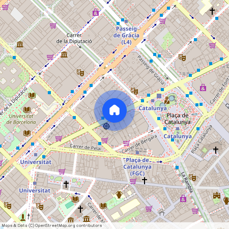 Ronda de la Universitat, Barcelona, Catalonia 08007