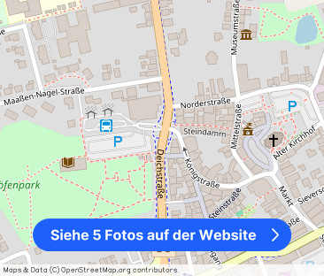 Zur Miete! Zentrales und ebenerdiges Wohnen mitten in Marne! - Foto 1