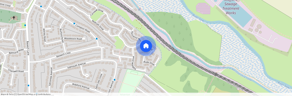 Cornwall Drive, Baswich ST17