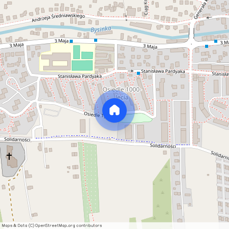 os. Tysiąclecia, Myślenice, Myślenice, myślenicki, małopolskie