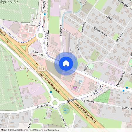 Jasień, ul. Kartuska, Gdańsk