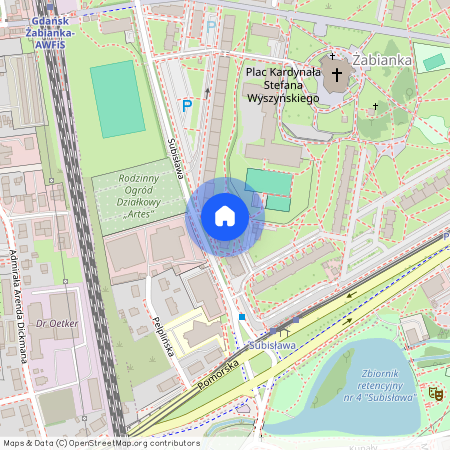 ul. Subisława, Żabianka, Gdańsk, pomorskie