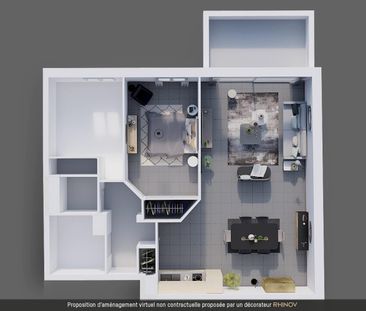 location Appartement T3 DE 73.11m² À TASSIN LA DEMI LUNE - Photo 2