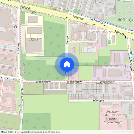 ul. Wodzirejów, Grabów, Ursynów, Warszawa, mazowieckie