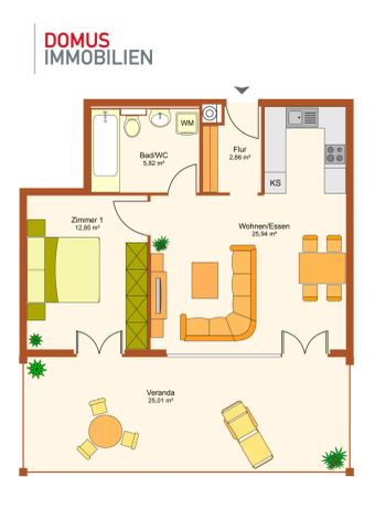 Dornbirn – Geräumige 2-Zimmer-Wohnung mit traumhafter Loggia - Foto 2