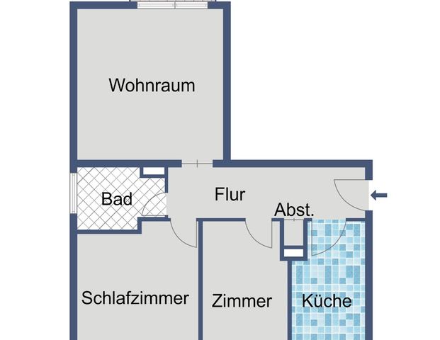 Komfortabel wohnen mit Balkon! - Foto 1