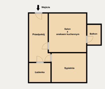2-pok, 36m2*Rondo Mogilskie*balkon, piwnica - Фото 5