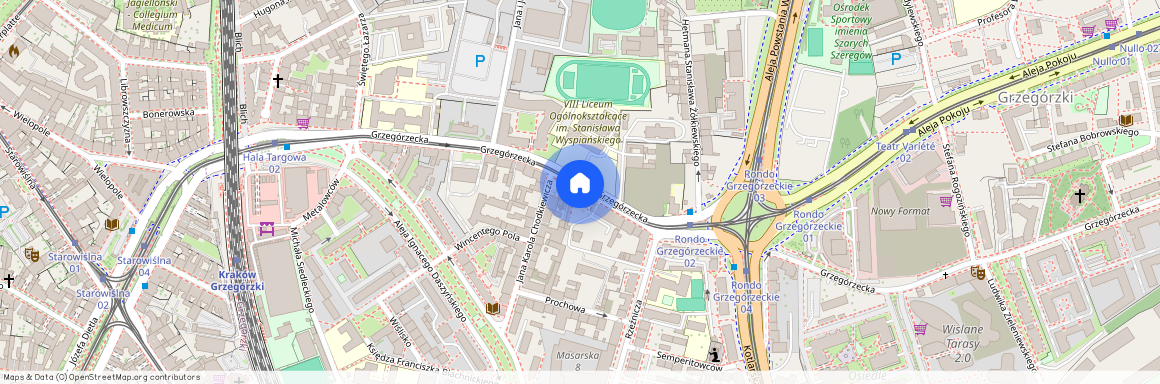 ul. Grzegórzecka 43, Grzegórzki, Grzegórzki, Kraków, małopolskie