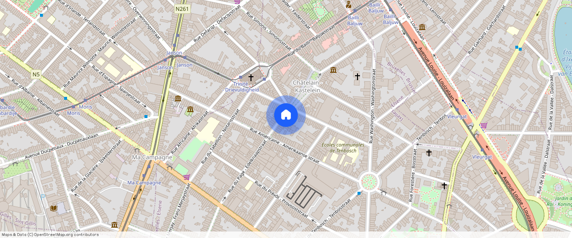 Edelknaapstraat **, 1050 Elsene