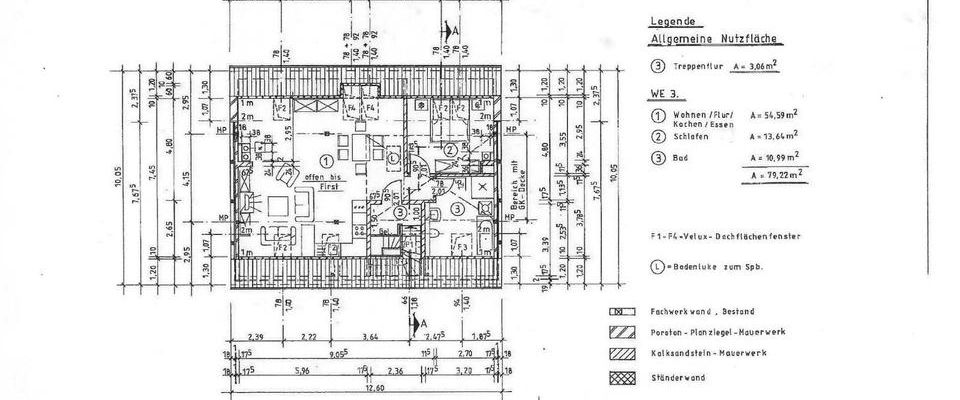 Moderne 79 m² Dachgeschosswohnung - Foto 1