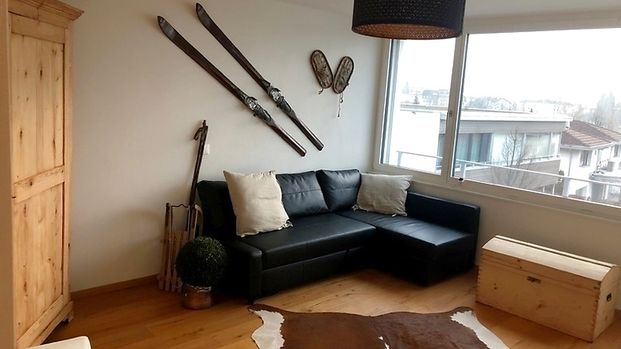 5 Zimmer-Attikawohnung in Sarnen (OW), möbliert - Photo 1