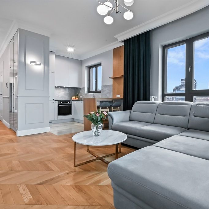 Apartament Art Deco, 3 pokoje, 62 m2, Wola, garaż, concierge – zdjęcie 1