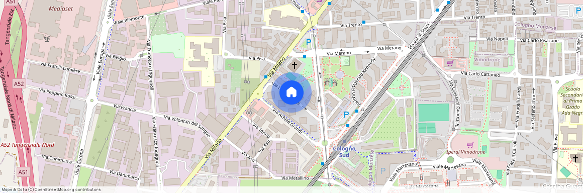 Via Luigi Einaudi, Włochy, Cologno Monzese