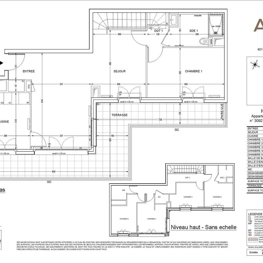 location Appartement T6 DE 122.85m² À CLICHY - Photo 2