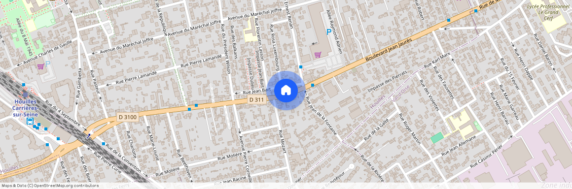 Boulevard Jean Jaurès, Francja, Houilles