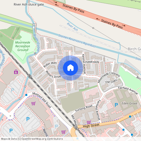 Waters Drive, Staines, Surrey, TW18
