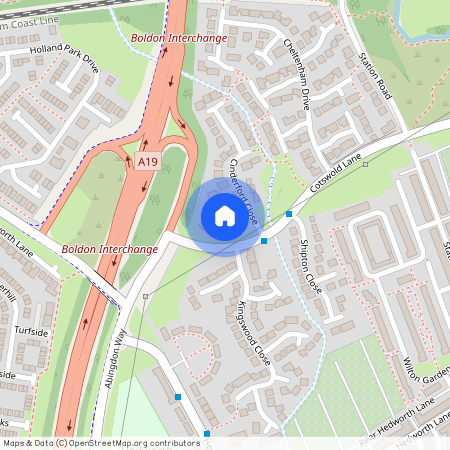 Cinderford Close, Boldon Colliery, Tyne and Wear, NE35