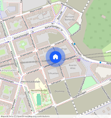 Jaktfalksgatan **, Barkarbystaden