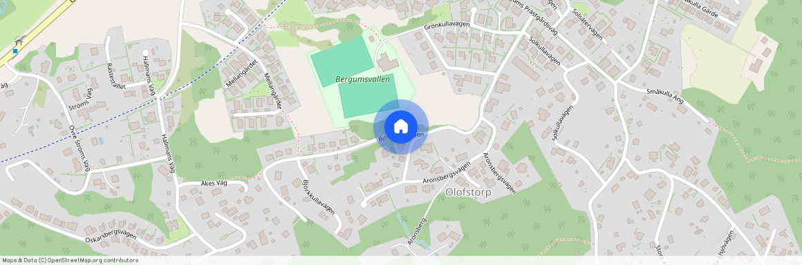 Björkkullavägen, Olofstorp