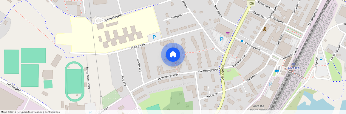 Alvesta Centrum, Kronoberg, Hjortsbergavägen 10 B