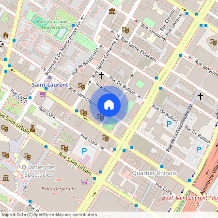 1205 Rue St-Dominique H2X2W3, Montréal