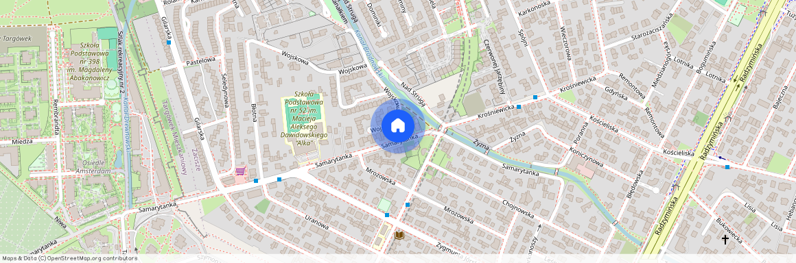 ul. Samarytanka, Zacisze, Targówek, Warszawa, mazowieckie