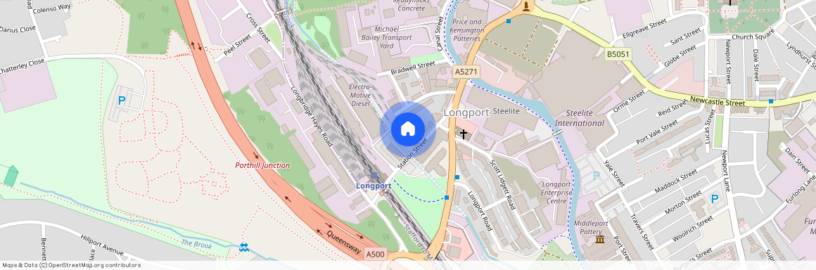 Princes Square, Stoke-on-Trent, Staffordshire, ST6