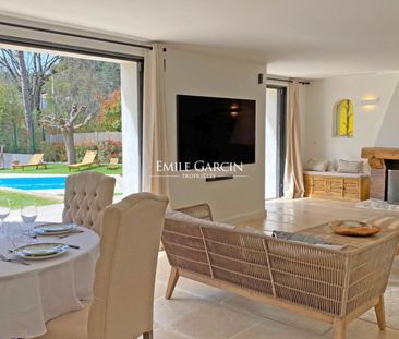 A louer, Mougins Cote d'Azur, maison contemporaine, piscine - Photo 3