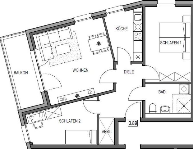 Moderne Erdgeschosswohnung im NEUBAU-Erstbezug - Photo 1