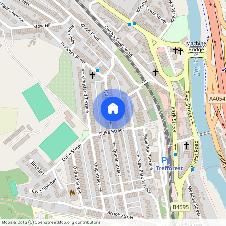 Queen Street, Pontypridd, CF37