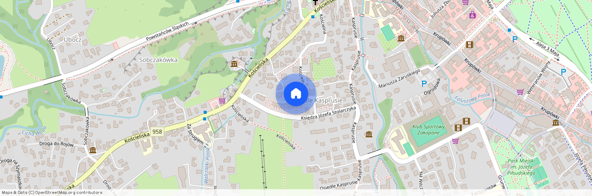 ul. ks. Józefa Stolarczyka, Zakopane, tatrzański, małopolskie