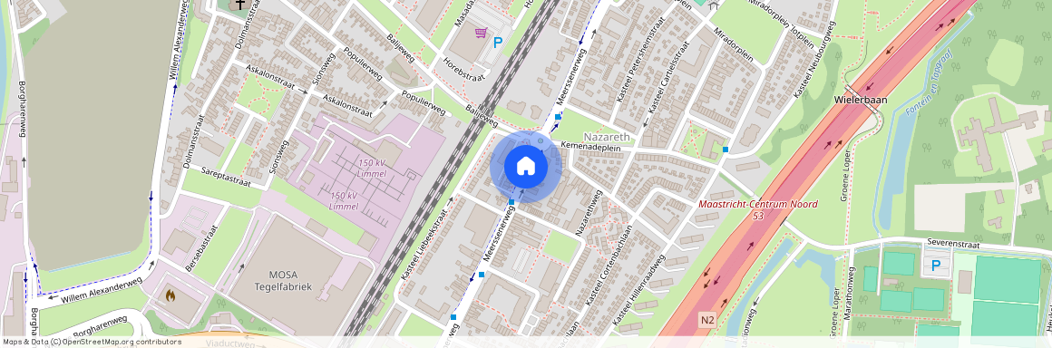 Nazareth, 6222 AG, Meerssenerweg, Maastricht