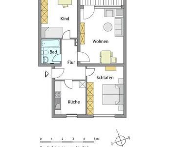 Modernisierte und gut aufgeteilte 3-Zimmer-Wohnung in Mülheim-Speldorf - Photo 1