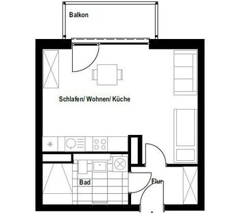 Attraktiv! Ansprechende 1-Zimmer-Single-Wohnung - Foto 3