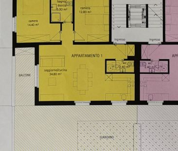 3 Zimmer, 72 m² - Foto 5