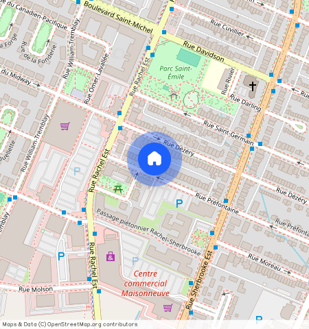 ** Rue Préfontaine, Rosemont-La Petite-Patrie, Rosemont-La Petite-Patrie, Ile de Montréal, H1W 1B2