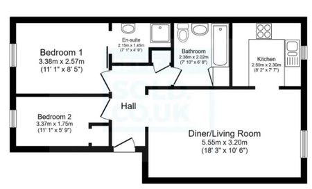 2 bedroom flat to rent - Photo 2