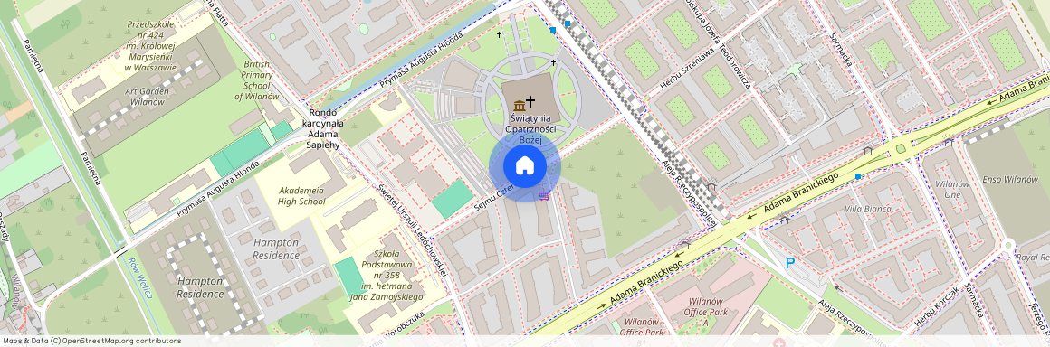 mazowieckie, Warszawa, Wilanów, Sejmu, Czteroletniego