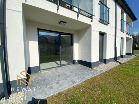 Nowe trzy-pokojowe mieszkanie z ogrodem - Zdjęcie 1