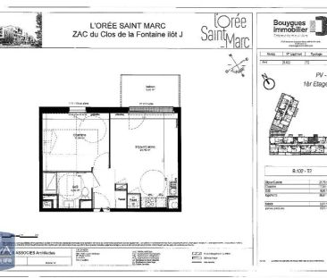 Appartement à louer 2 pièces 38.61m² - Photo 2