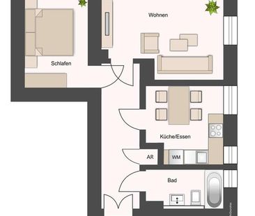 Neu! Großzügige 2-Raum-Wohnung mit neuer Einbauküche I Tageslichtba... - Photo 3