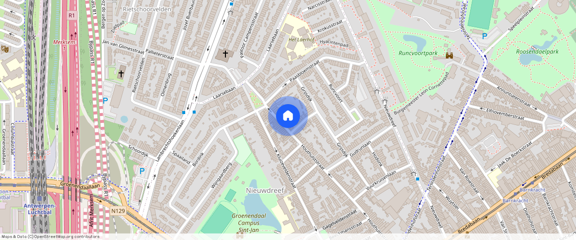 Houthulststraat **, 2170 Merksem