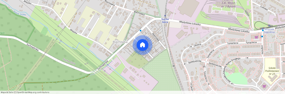 ul. Jagodowa, Stroszek - Dąbrowa Miejska, Bytom, śląskie