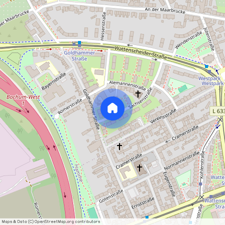 Sachsenstr. 3, 44793 Bochum OT Stahlhausen