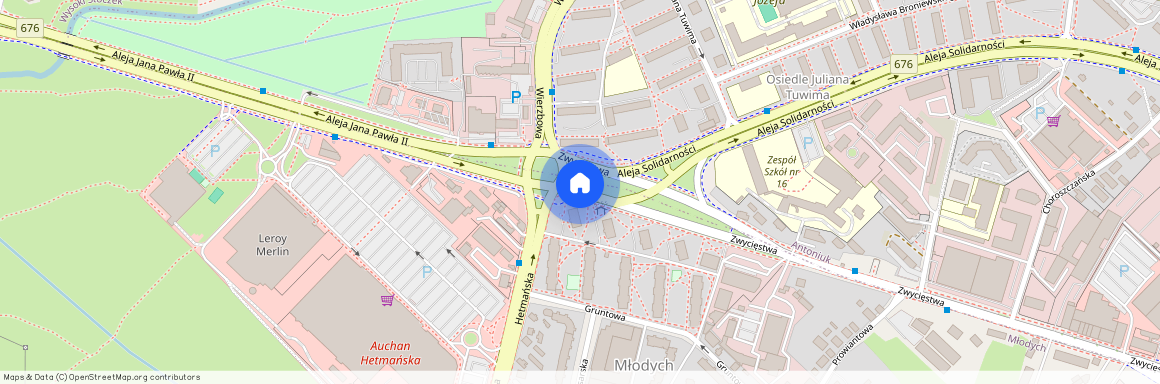 ul. Zwycięstwa, Antoniuk, Białystok, podlaskie