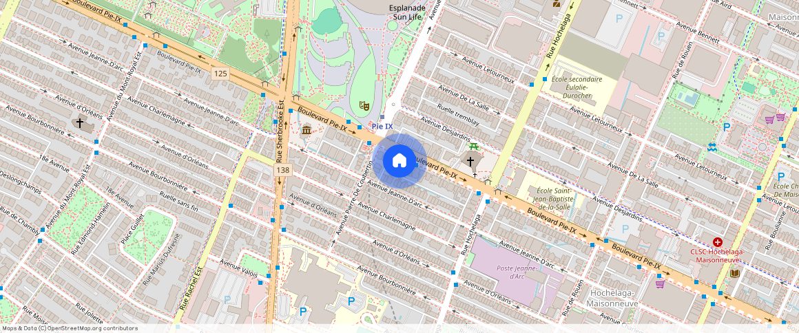 ** Boulevard Pie-IX, Mercier-Hochelaga-Maisonneuve, Mercier-Hochelaga-Maisonneuve, Ile de Montréal, H1W 1K2