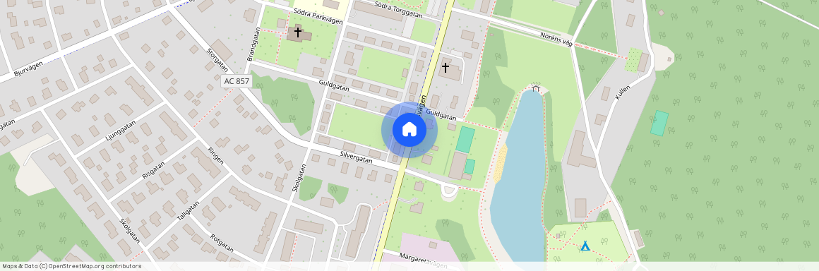 Finnforsvägen, Boliden