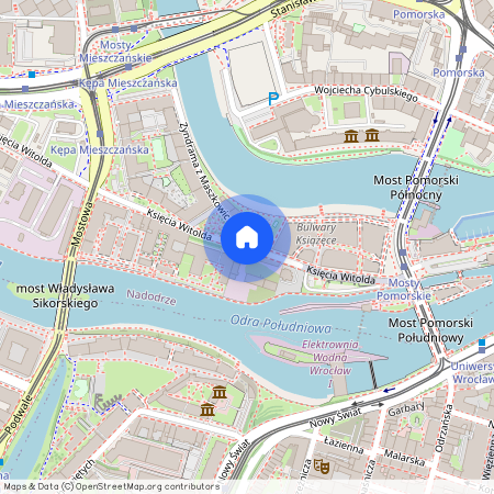 ul. Księcia Witolda, Nadodrze, Śródmieście, Wrocław, dolnośląskie