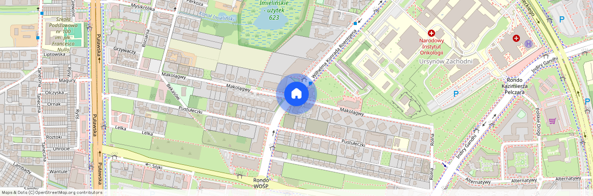 ul. Makolągwy, Stary Imielin, Ursynów, Warszawa, mazowieckie